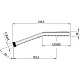 Купить Ручной душ 120 мм, 1 режим Bossini Agua Fit Air B00174.030 в магазине сантехники Santeh-Crystal.ru