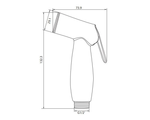 Заказать Гигиенический душ Aquanet КН21740СР в магазине сантехники Santeh-Crystal.ru