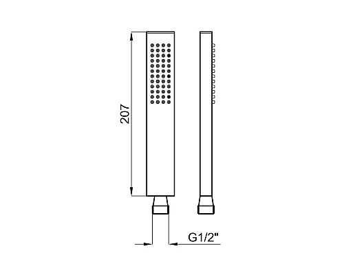 Santeh-Crystal.ru: Душевая лейка Noken Cota N111390028 Заказать Душевая лейка Noken Cota N111390028 в магазине сантехники Santeh-Crystal.ru