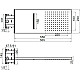 Купить Верхний душ 230х555 мм Migliore Corner Z 26098 в магазине сантехники Santeh-Crystal.ru
