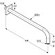 Купить Кронштейн для верхнего душа 400 мм Kludi A-QA 665340500 в магазине сантехники Santeh-Crystal.ru