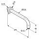 Приобрести Кронштейн для верхнего душа 270 мм Kludi A-QA 665130500 в магазине сантехники Santeh-Crystal.ru