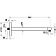 Приобрести Кронштейн для душа 385 мм Duravit UV0670020000 в магазине сантехники Santeh-Crystal.ru