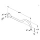 Приобрести Кронштейн для душа 415 мм Kludi Adlon 2751445 в магазине сантехники Santeh-Crystal.ru