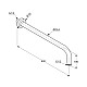 Купить Кронштейн для верхнего душа 430 мм Kludi A-QA 6651487-00 в магазине сантехники Santeh-Crystal.ru