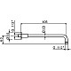 Приобрести Кронштейн для душа 405 мм Migliore Ricambi Lux ML.RIC-36.108.BR в магазине сантехники Santeh-Crystal.ru