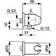 Приобрести Подключение для душевого шланга с держателем Ideal Standard Cerawell A2406AA в магазине сантехники Santeh-Crystal.ru