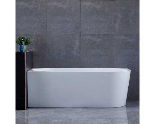 Акриловая ванна Vincea VBT-402-1600L 160x75 см L, угловая, белый