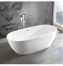 Акриловая ванна Vincea VBT-408-1500 150x81,5 см, отдельностоящая, белый