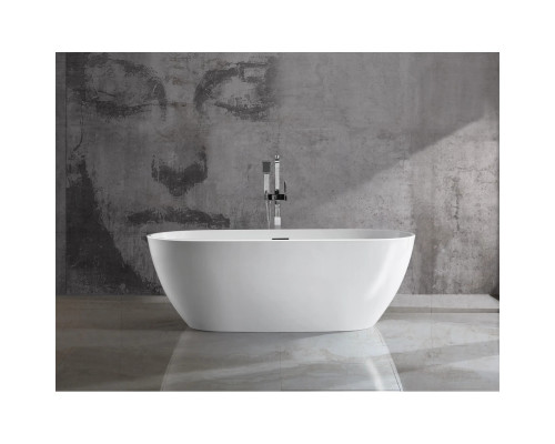 Акриловая ванна Vincea VBT-408-1700MW 170x81,5 см, отдельностоящая, белый матовый