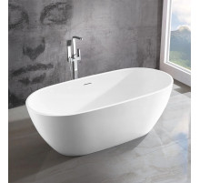Акриловая ванна Vincea VBT-408-1800MW 180x81,5 см, отдельностоящая, белый матовый