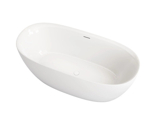 Акриловая ванна Vincea VBT-708-1600 160x80 см, отдельностоящая, белый