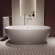 Акриловая ванна Vincea VBT-708-1600 160x80 см, отдельностоящая, белый
