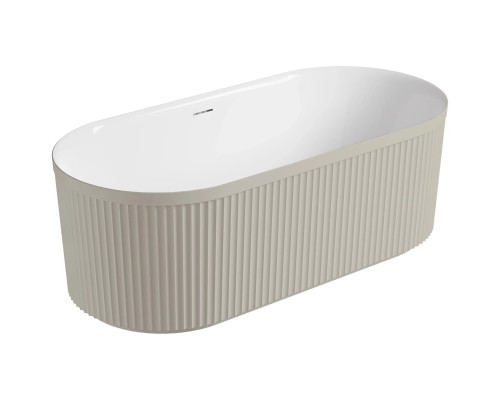 Акриловая ванна Vincea VBT-709-1700MG 170x80 см, отдельностоящая, белый/бежевый матовый