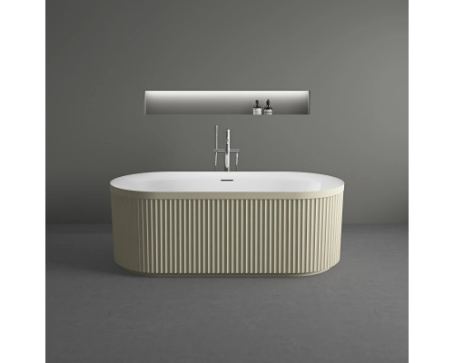 Акриловая ванна Vincea VBT-709-1700MG 170x80 см, отдельностоящая, белый/бежевый матовый