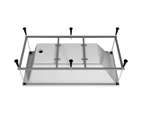 Акриловая ванна Vincea VBT-2G150-FR 150x70 см, белый