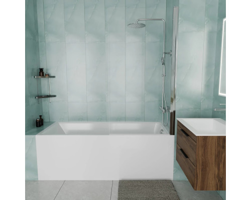 Акриловая ванна Vincea VBT-2G170-FR 170x70 см, белый