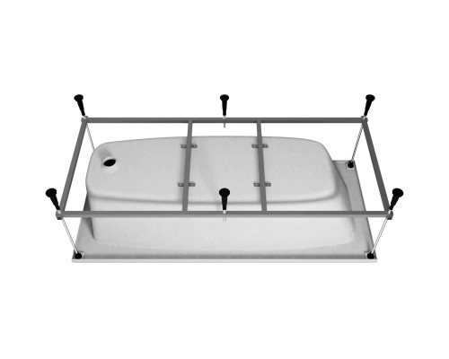 Акриловая ванна Vincea VBT-2S170-FR 170x75 см, белый