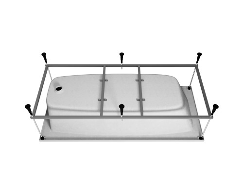 Акриловая ванна Vincea VBT-2S180-FR 180x80 см, белый