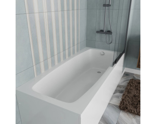 Акриловая ванна Vincea VBT-2S180-FR 180x80 см, белый