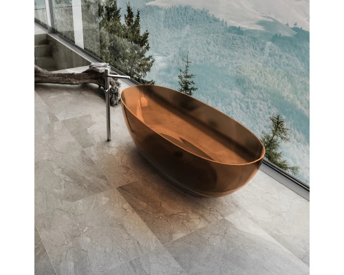 Ванна из полиэфирной смолы Vincea VBT-6T01BR 170x75 см, отдельностоящая, янтарный