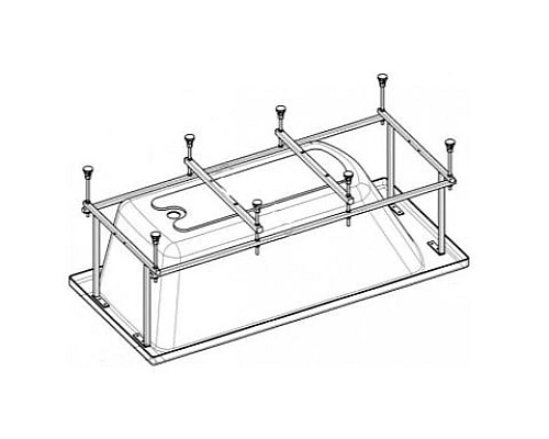 Приобрести Монтажный комплект к ванне BeCool 180х80 см Roca ZRU9302786 в магазине сантехники Santeh-Crystal.ru