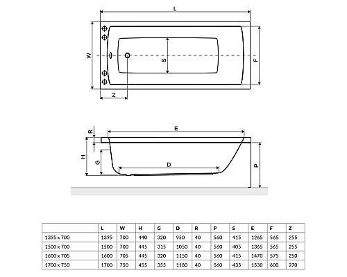 Купить Торцевая панель 70 см Excellent Aquaria OBEX.070.56WH в магазине сантехники Santeh-Crystal.ru