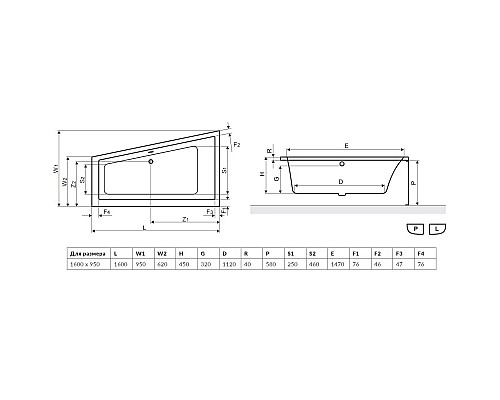 Купить Панель фронтальная 160 см Excellent M-Sfera OBEX.163.58WH в магазине сантехники Santeh-Crystal.ru