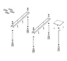 Ножки для ванн Riho 207099