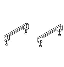 Универсальный комплект ног для прямоугольных акриловых ванн Cezares LEG-KIT-150