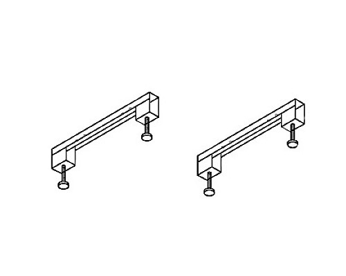Приобрести Универсальный комплект ног для прямоугольных акриловых ванн Cezares LEG-KIT-150 в магазине сантехники Santeh-Crystal.ru