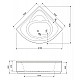 Заказать Панель фронтальная Cezares Cetina CETINA-150-SCR в магазине сантехники Santeh-Crystal.ru