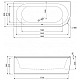 Заказать Панель фронтальная 180 L Cezares Metauro Corner METAURO CORNER-180-SCR-L в магазине сантехники Santeh-Crystal.ru