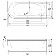 Заказать Панель фронтальная 180 R Cezares Metauro Corner METAURO CORNER-180-SCR-R в магазине сантехники Santeh-Crystal.ru