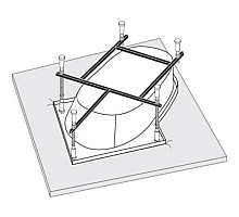 Каркас для ванны 139х139 Vagnerplast Bahama VPK139139