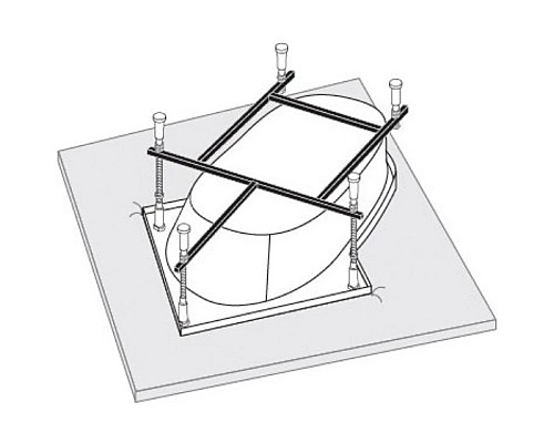 Приобрести Каркас для ванны 139х139 Vagnerplast Bahama VPK139139 в магазине сантехники Santeh-Crystal.ru