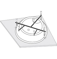 Каркас для ванны 180х180 Vagnerplast Rondo VPK180D