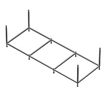 Каркас для ванны 179,5х75 AM.PM Spirit W72A-180-080W-R2