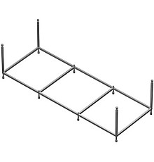 Каркас для ванны 179,5х75 AM.PM Spirit W72A-180-080W-R2