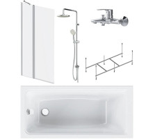 Акриловая ванна 150х70 см Am.Pm Gem W90ASET-150D3W5