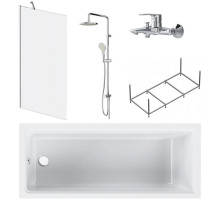 Акриловая ванна 170х70 см Am.Pm Gem W90ASET-170D8