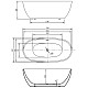 Акриловая ванна 170x85 см Vincea VBT-404-1700