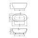 Акриловая ванна 160x81,5 см Vincea VBT-408-1600