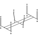 Каркас для ванны 180х80 Timo KT18