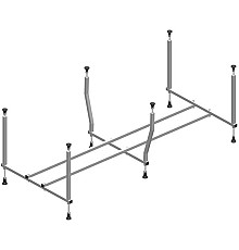 Каркас для ванны 180х80 Timo KT18