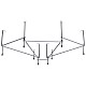 Купить Монтажный комплект к ванне 150х150 Roca Bali ZRU9302917 в магазине сантехники Santeh-Crystal.ru
