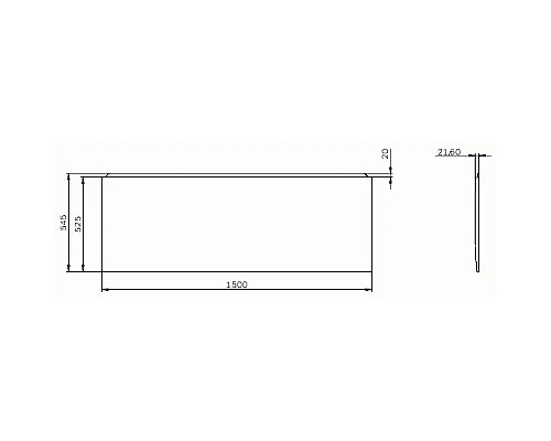 Заказать Панель фронтальная 150 см Am.Pm X-Joy W94A-150-070W-P1 в магазине сантехники Santeh-Crystal.ru