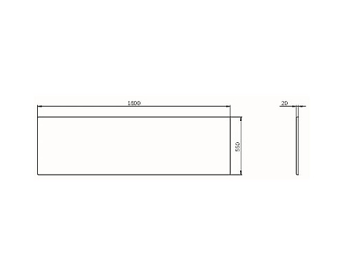 Заказать Панель фронтальная 180 см Am.Pm X-Joy W94A-180-080W-P в магазине сантехники Santeh-Crystal.ru