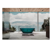Ванна из полиэфирной смолы 180х85 см Abber Kristall AT9702Aquamarin