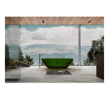 Ванна из полиэфирной смолы 180х85 см Abber Kristall AT9702Emerald